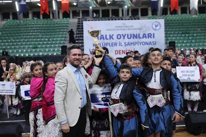 Tavas Belediyesispor Kulübü halk oyunlarında zirvede
