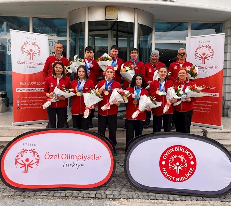 Özel Olimpiyatlar Türkiye sporcuları yurda döndü
