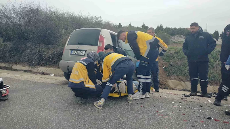 Edirne’de trafik kazası: 5 yaralı
