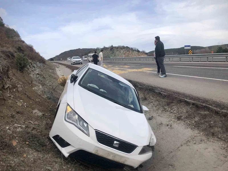 Tavşanlı’da trafik kazası 1 yaralı
