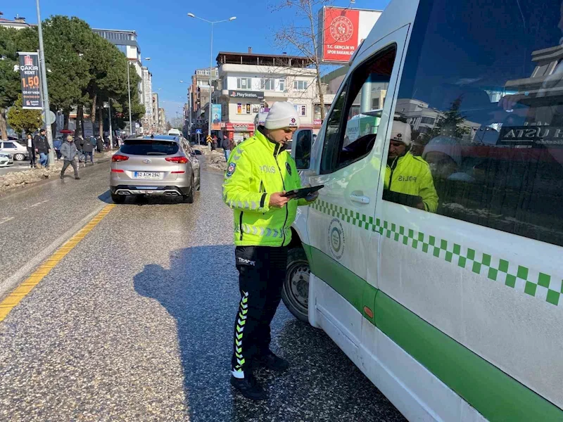 Ordu’da bir haftada yaklaşık 22 bin araç ve sürücü denetlendi
