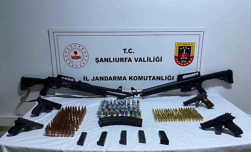 Şanlıurfa’da uyuşturucu ve silah kaçakçılığı operasyonu: 5 gözaltı
