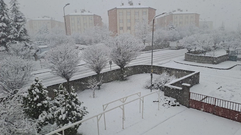 Bingöl güne karla uyandı
