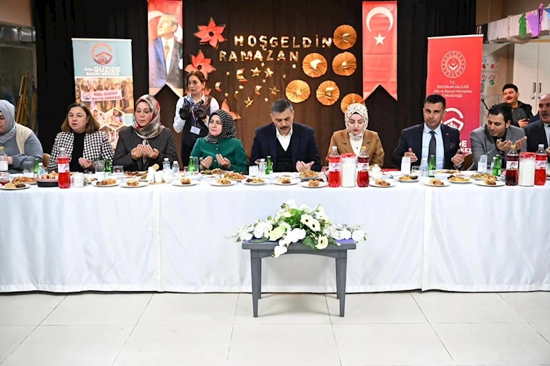 Vali Çiftçi, bakım merkezinde iftar programına katıldı
