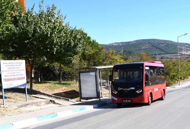 Balıkesir Büyükşehir’den Pazar Pazarı’na ücretsiz ring seferi
