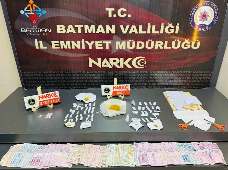 Batman’da uyuşturucu operasyonu: 3 kişi tutuklandı
