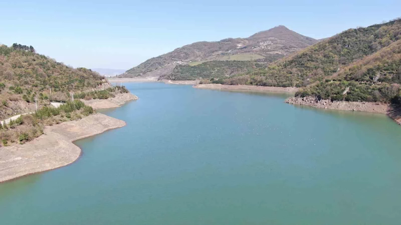 Kocaeli’nin içme suyunu karşılayan barajda su seviyesi beklenilen seviyeye ulaşmadı
