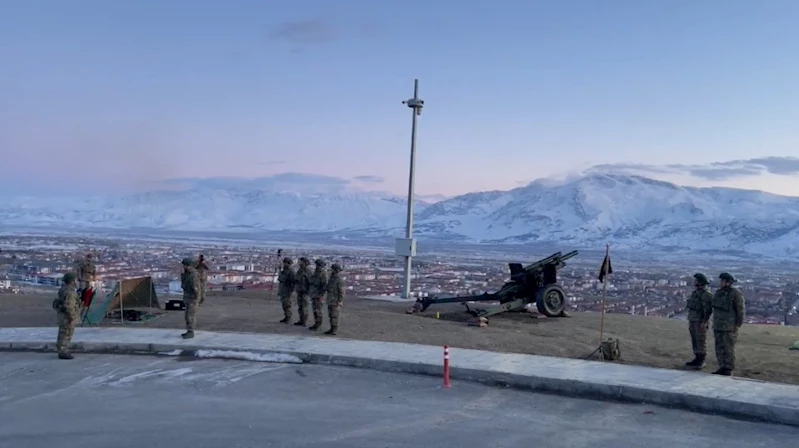 Erzincan’da ramazanda top atışı geleneği yaşatılıyor
