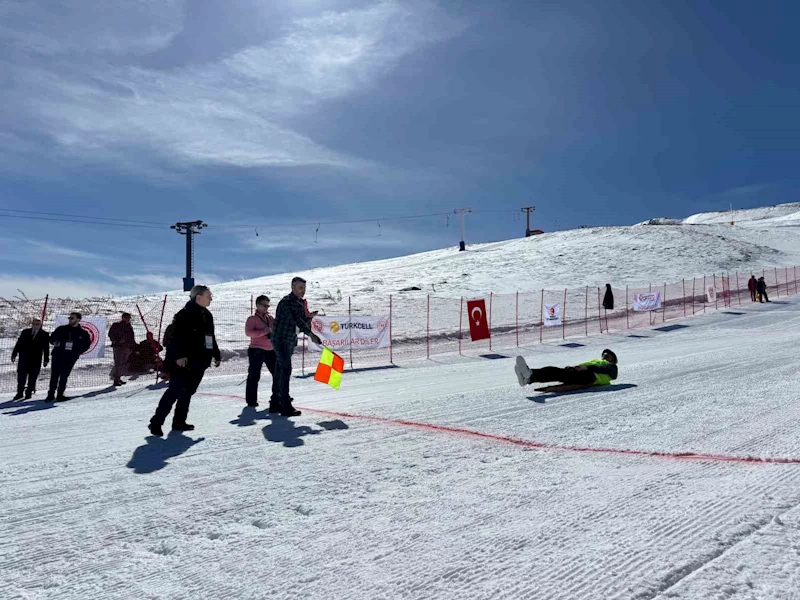 Geleneksel Kızak Türkiye Şampiyonası, Erciyes Kayak Merkezi’nde yapıldı
