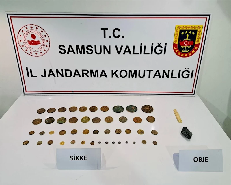 Samsun’da 47 adet sikke ele geçirildi
