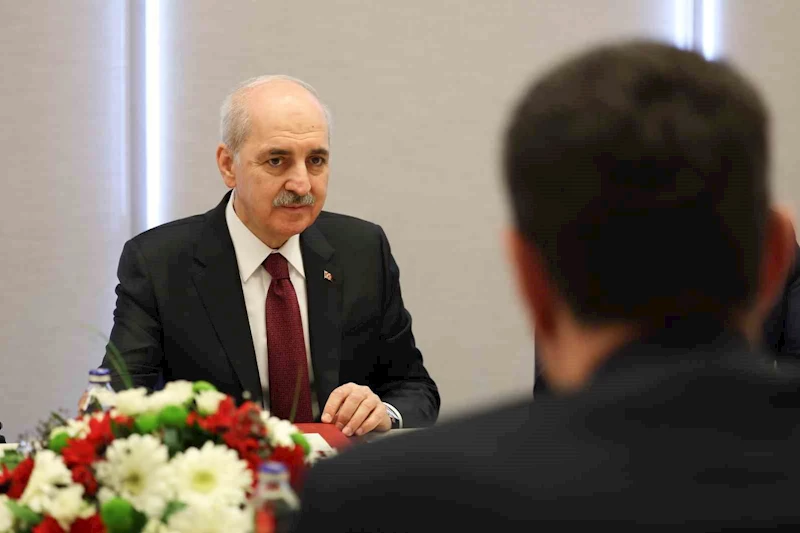 TBMM Başkanı Kurtulmuş, İstanbul’da Ürdün Temsilciler Meclisi Başkanı Safadi ile görüştü
