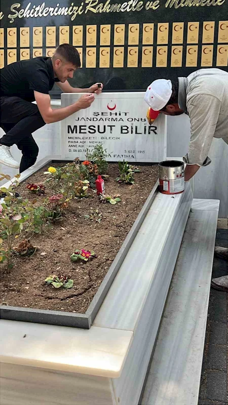 Bilecik Şehitliğinde kapsamlı çalışma
