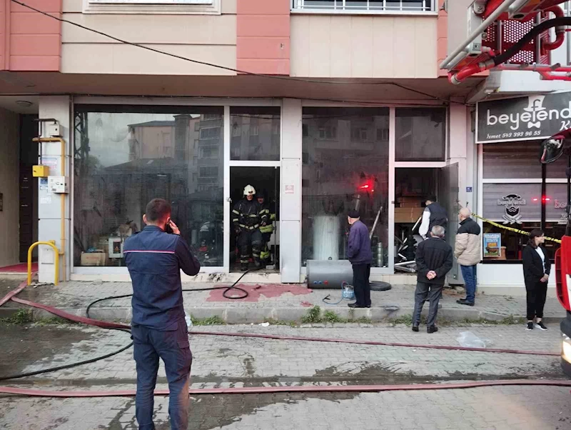 Çarşamba’da korkutan yangın
