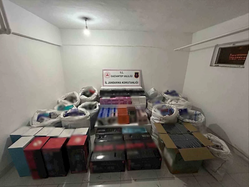 Gaziantep 3 milyon TL değerinde kaçak elektronik eşya ele geçirildi: 2 gözaltı
