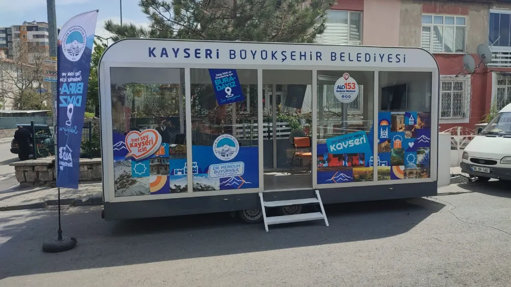 Kayseri Büyükşehir, Mobil Beyaz Masa ile vatandaşla iç içe