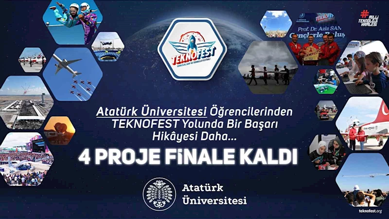 Atatürk Üniversitesi öğrencilerinden Teknofest yolunda bir başarı hikâyesi daha

