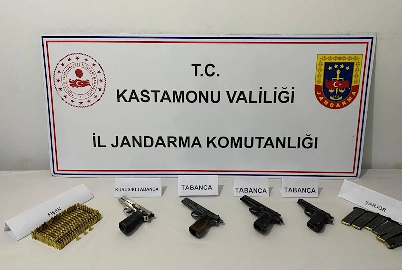Kastamonu’da kaçak silah operasyonu: 1 gözaltı
