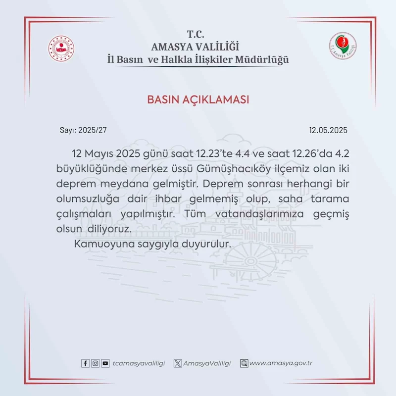 Amasya Valiliği: 