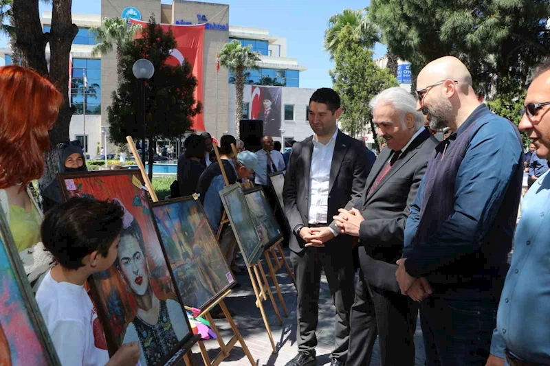 Söke’de minik yüreklerden 
