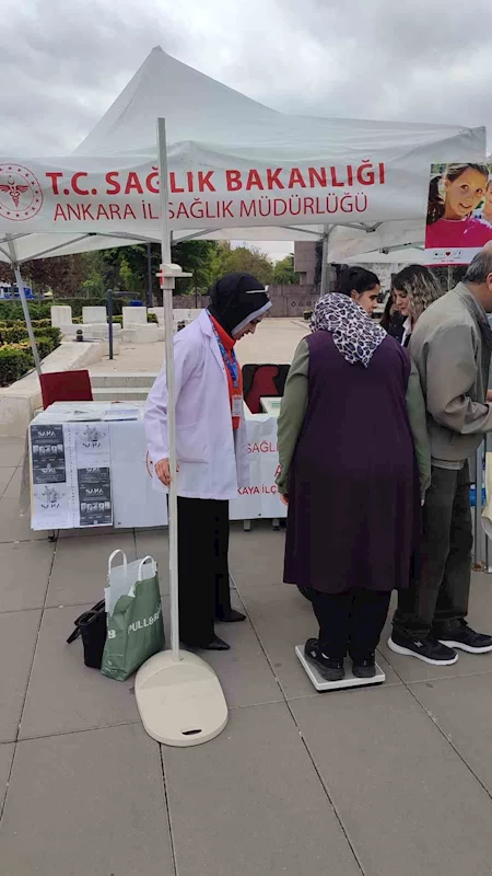 Vücut kitle indeksi ölçümü uygulaması Ankara’da da başladı
