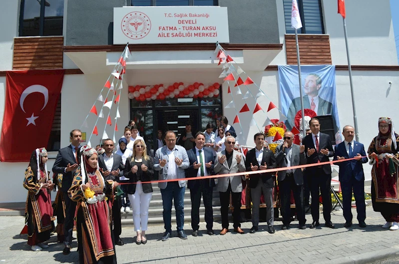 Develi yeni sağlık merkezine kavuştu