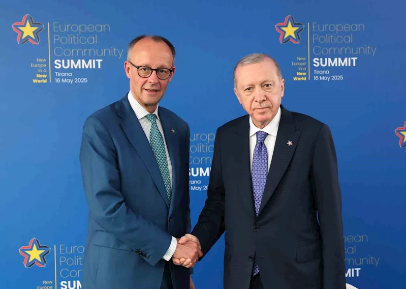 Cumhurbaşkanı Erdoğan, Almanya Başbaşkanı Merz ile görüştü
