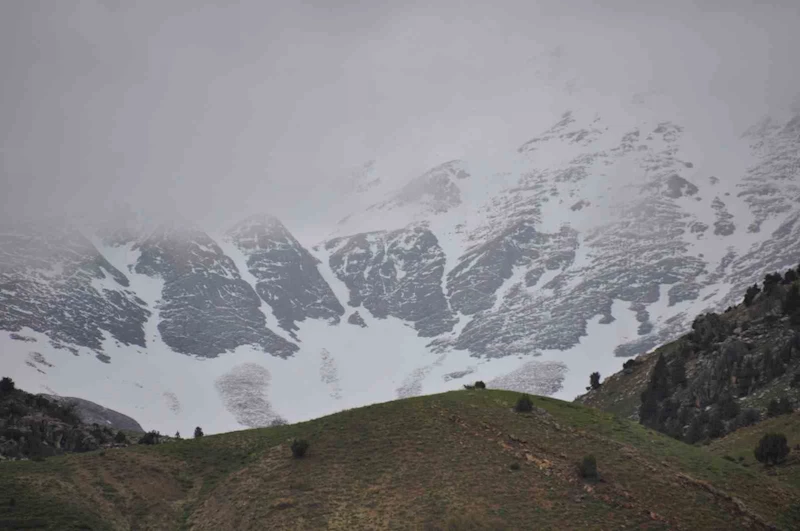 Tunceli’de yüksek kesimlere kar yağdı
