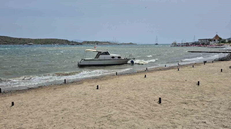 Bodrum’u fırtına vurdu
