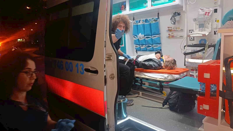 Manavgat’a elektrikli bisiklet devrildi: 1 yaralı
