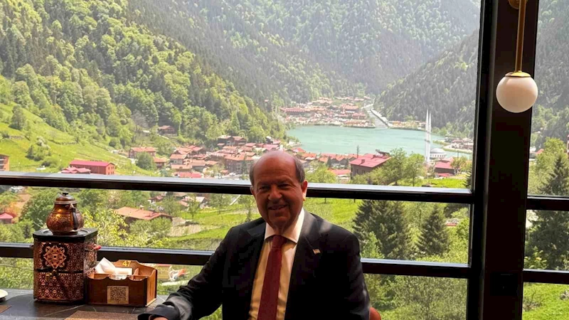 KKTC Cumhurbaşkanı Ersin Tatar, Uzungöl’e hayran kaldı
