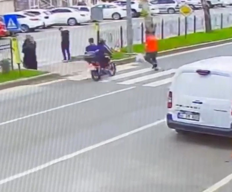 Ölümlü motosiklet kazasının görüntüleri ortaya çıktı
