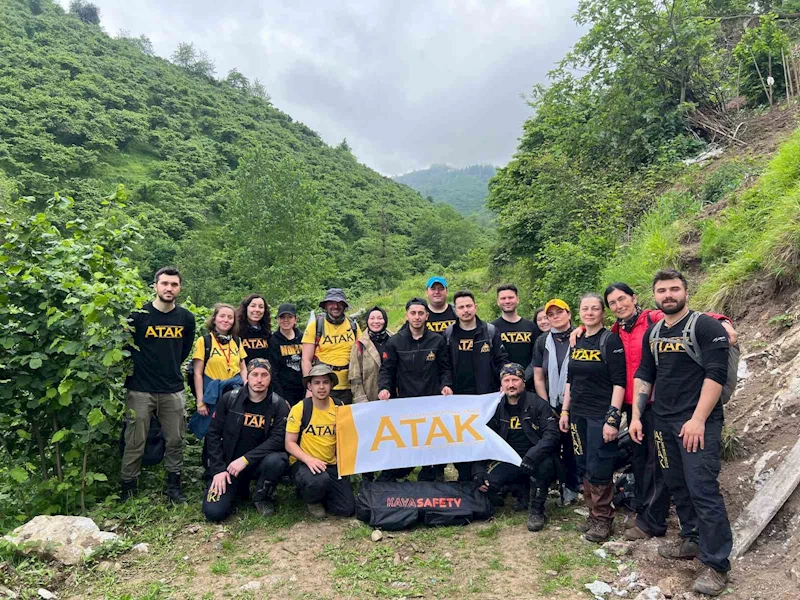 Giresun’da ATAK’tan doğada sınırları zorlayan arama kurtarma eğitimi
