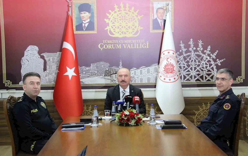Çorum Valisi Çalgan: 