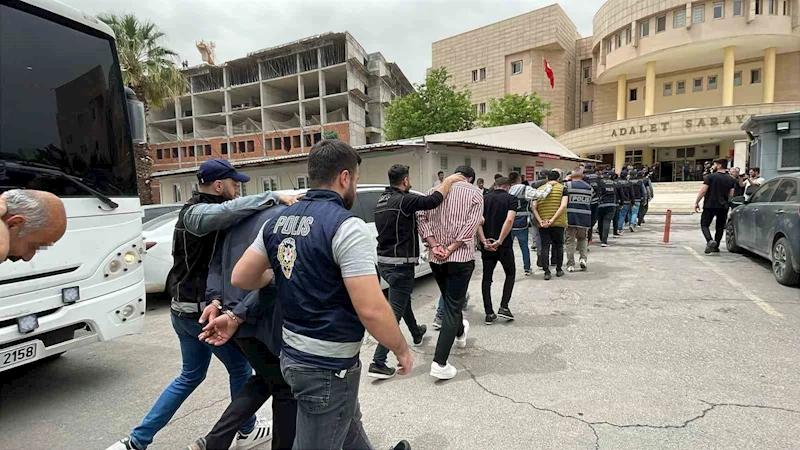 Şanlıurfa merkezli 6 ilde ’change’ araç operasyonu: 15 gözaltı
