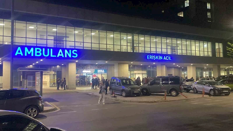 Karnından vurulan kadın hastaneye kaldırıldı
