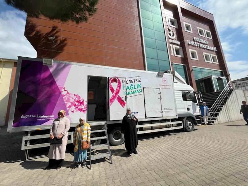 Gölyaka’da kanser taraması yapılıyor
