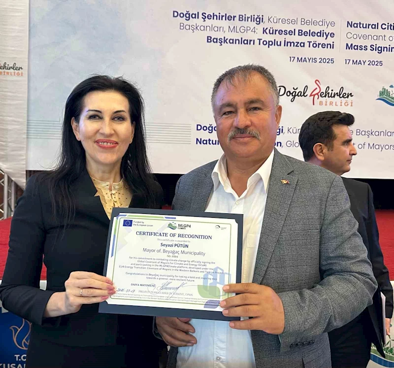 Beyağaç, AB Doğal Şehirler Birliğine üye oldu
