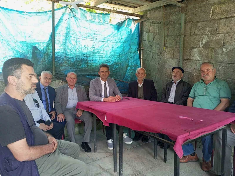 Kaymakam Kaya, köy ziyaretlerinde vatandaşlarla Buluştu
