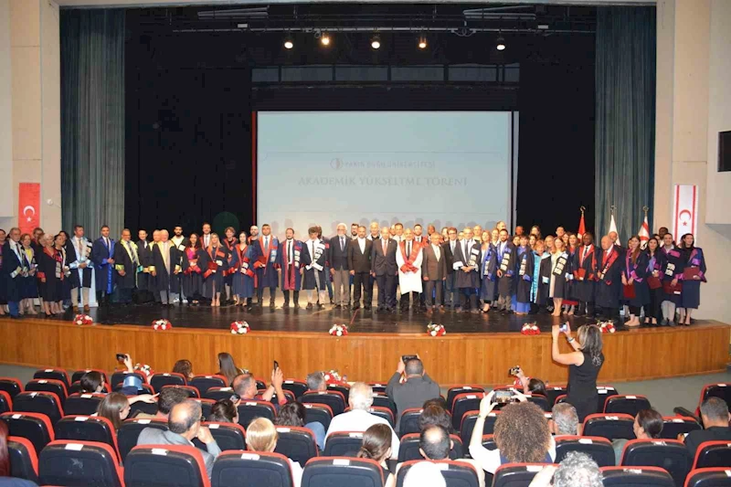 KKTC Cumhurbaşkanı Tatar’ın katılımıyla Akademik Unvan Töreni

