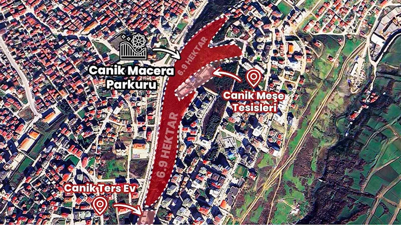 Karadeniz’in en büyük ‘macera parkı’ Canik’e yapılıyor
