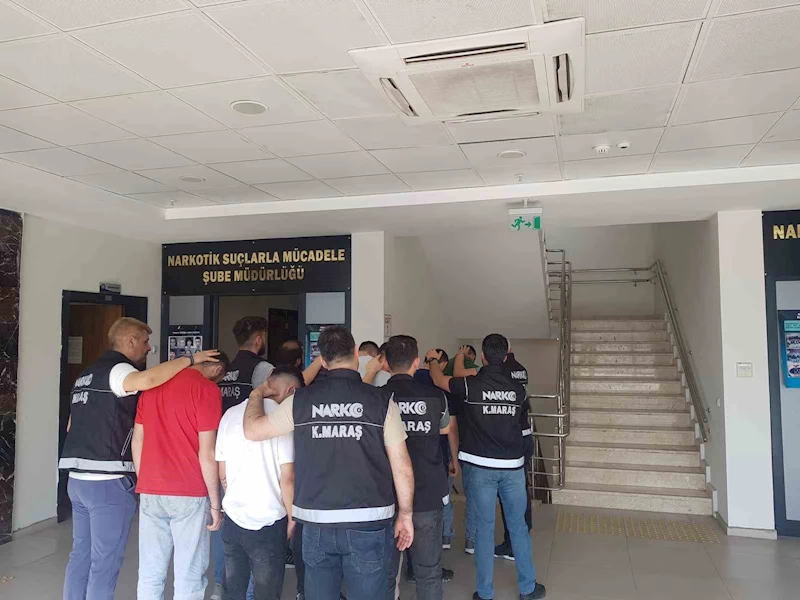 Kahramanmaraş’ta uyuşturucuya 14 tutuklama
