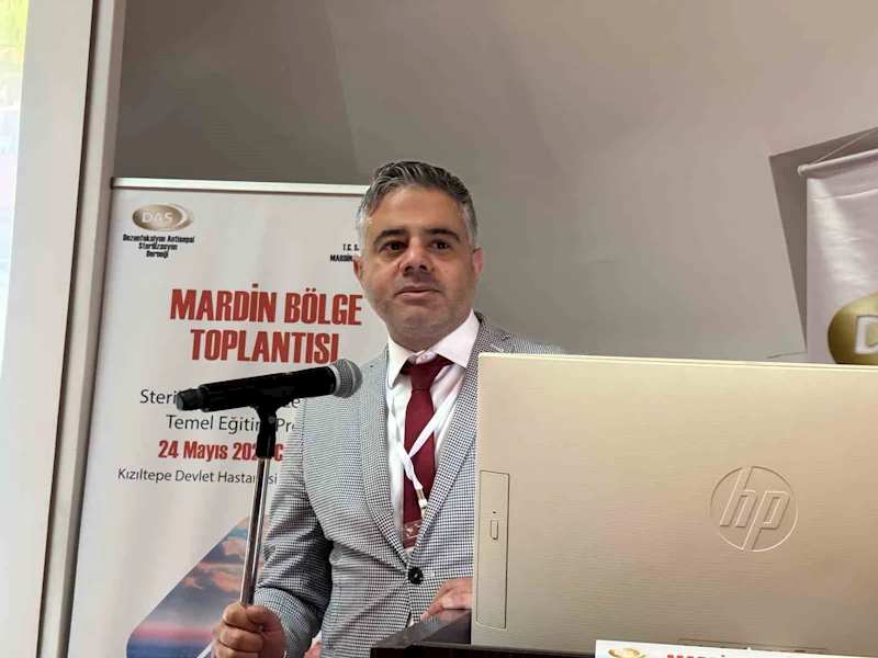 Mardin’de 350 sağlık çalışanının katılımı ile sterilizasyon ve dezenfeksiyon eğitimi verildi

