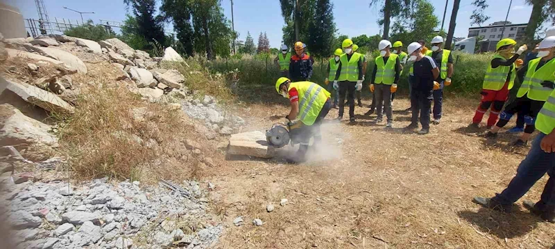 Söke’de arama kurtarma eğitimleri devam ediyor
