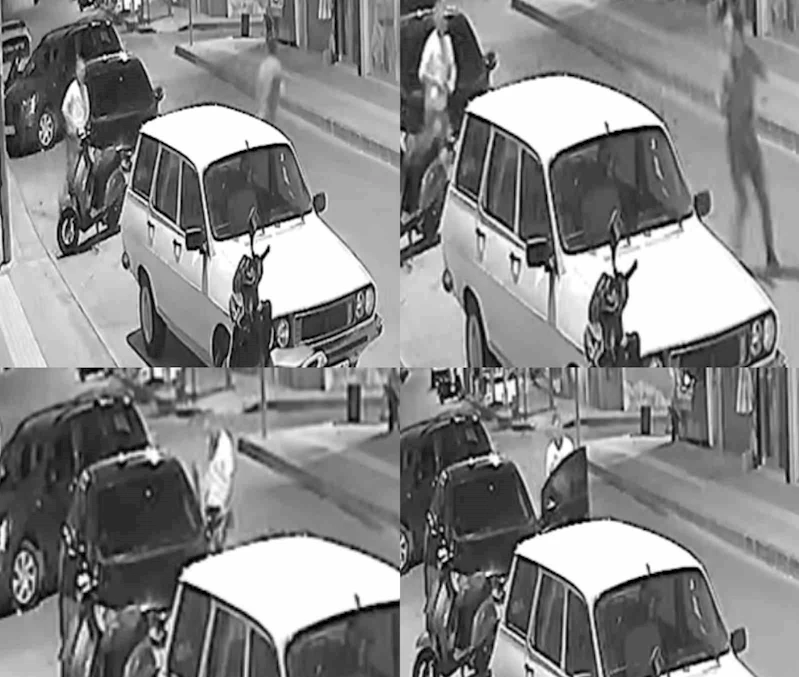 Silahla araç gasbedip tutuklanmıştı: O anların görüntüsü çıktı
