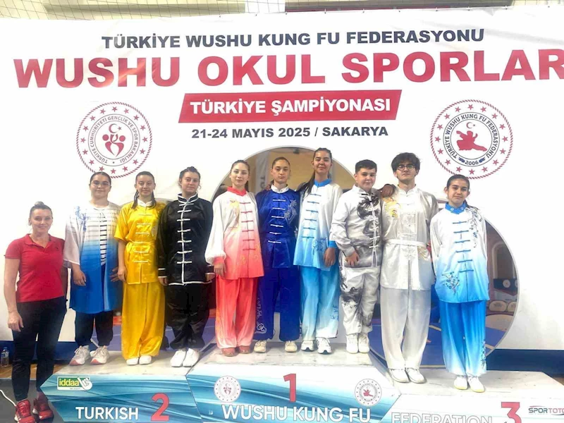 Wushu Türkiye Şampiyonası’nda Eskişehir’den başarı
