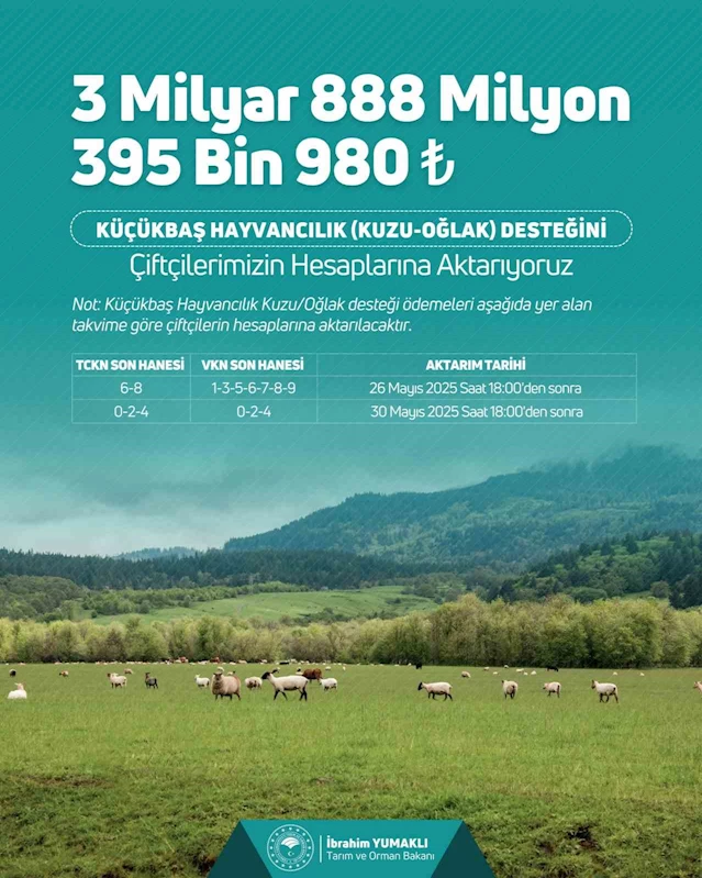 Bakan Yumaklı: 