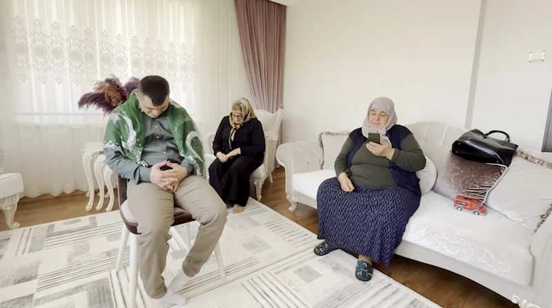 Down sendromlu genç için asker uğurlaması yapıldı
