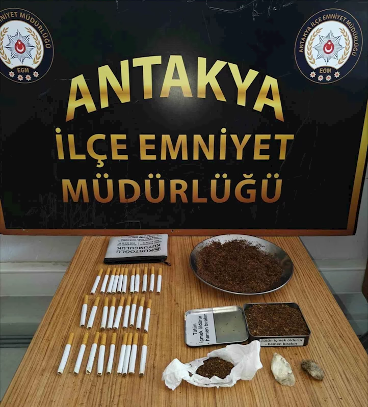 Antakya’da konteyner kentte durdurulan şahsın üzerinden uyuşturucu çıktı
