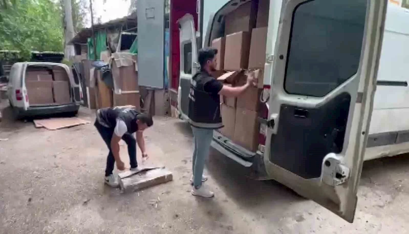 Adana’da 39 milyon TL’lik kaçakçılık operasyonu
