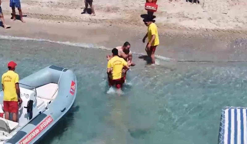 Didim Belediyesi cankurtaran ekiplerinin tatbikatı gerçeğini aratmadı
